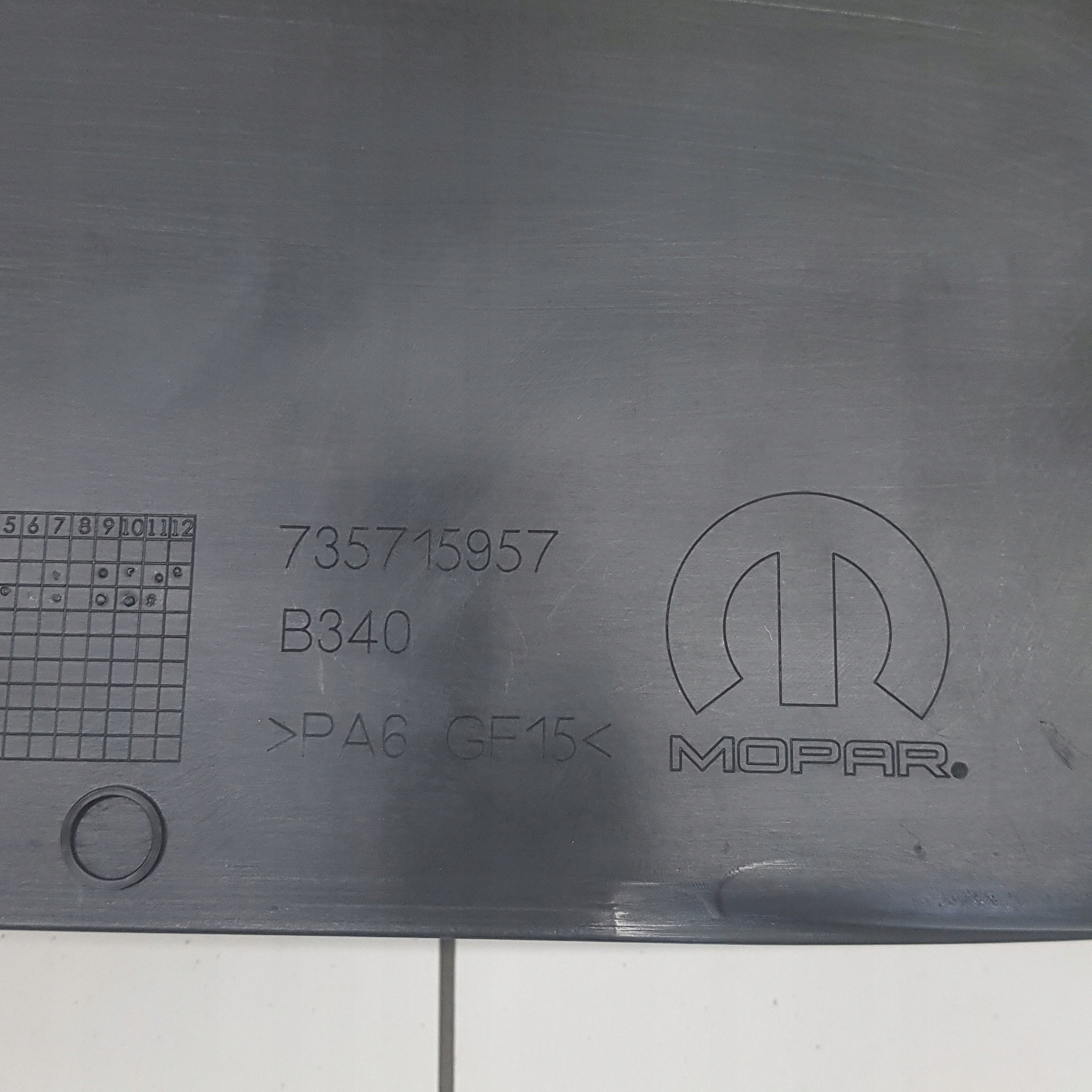Blende Abdeckung JEEP RENEGADE 2020 HYBRID 735715957