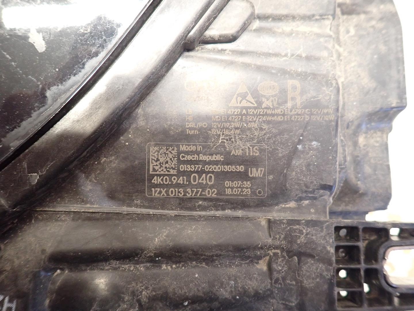 light front front right AUDI A6 C8 2018- FULL LED 4K0941040