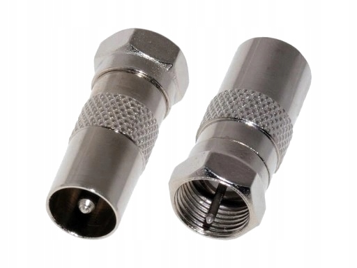 ZŁĄCZE ANTENOWE WTYK F - WTYK ANTENOWY TV