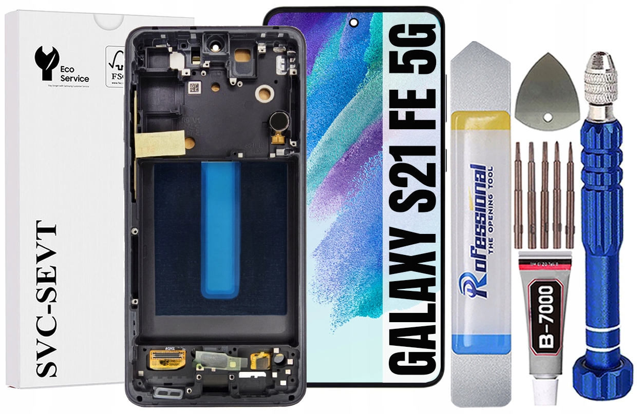 Displej Pro Samsung Galaxy S21 Fe 5G G990 Originál Oem Displej +rámeček