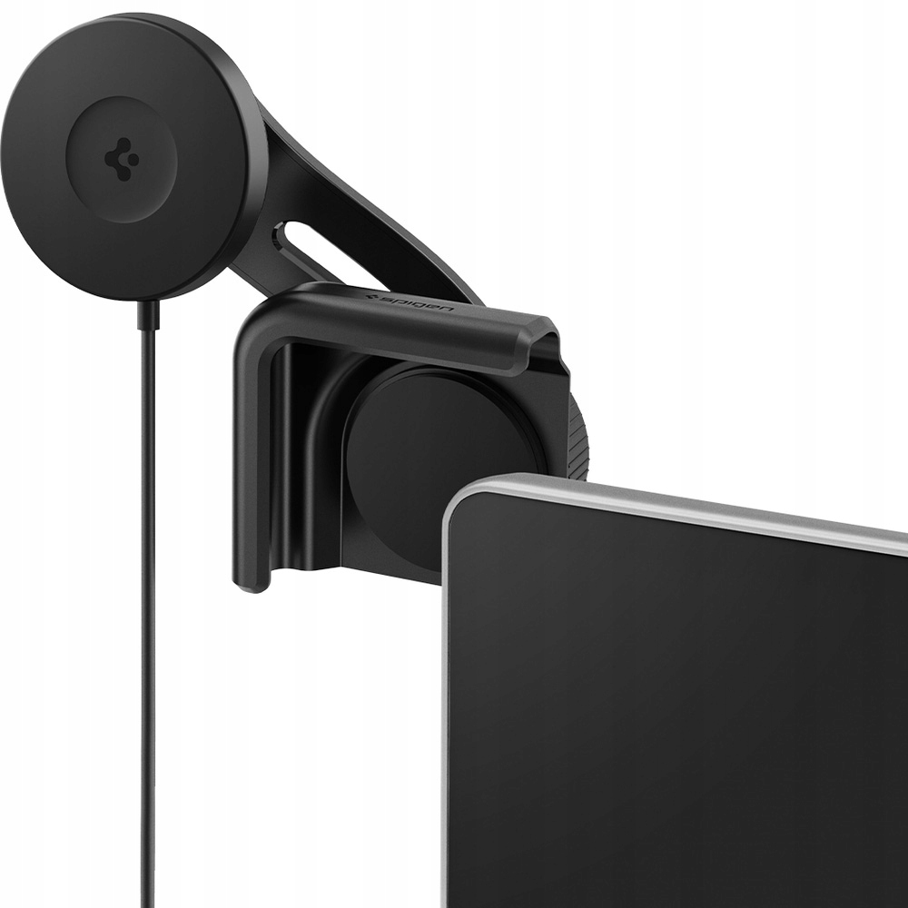 Magnetický držiak do auta pre telefón Tesla s nabíjačkou 15 W, Spigen