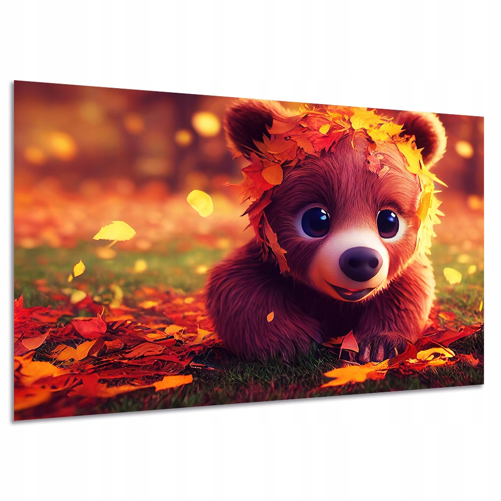 Obraz słodki MIŚ 2 pluszowy dla dziecka 120x80