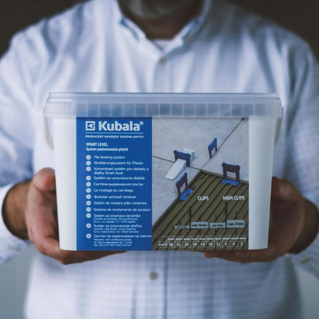 KLINY SMART LEVEL 100 szt. + WIADERKO 5L Marka Kubala