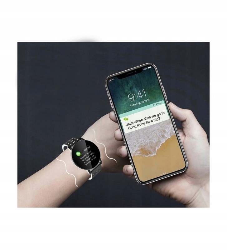 SMARTWATCH zegarek SMARTBAND Pulsometr Krokomierz Model inny