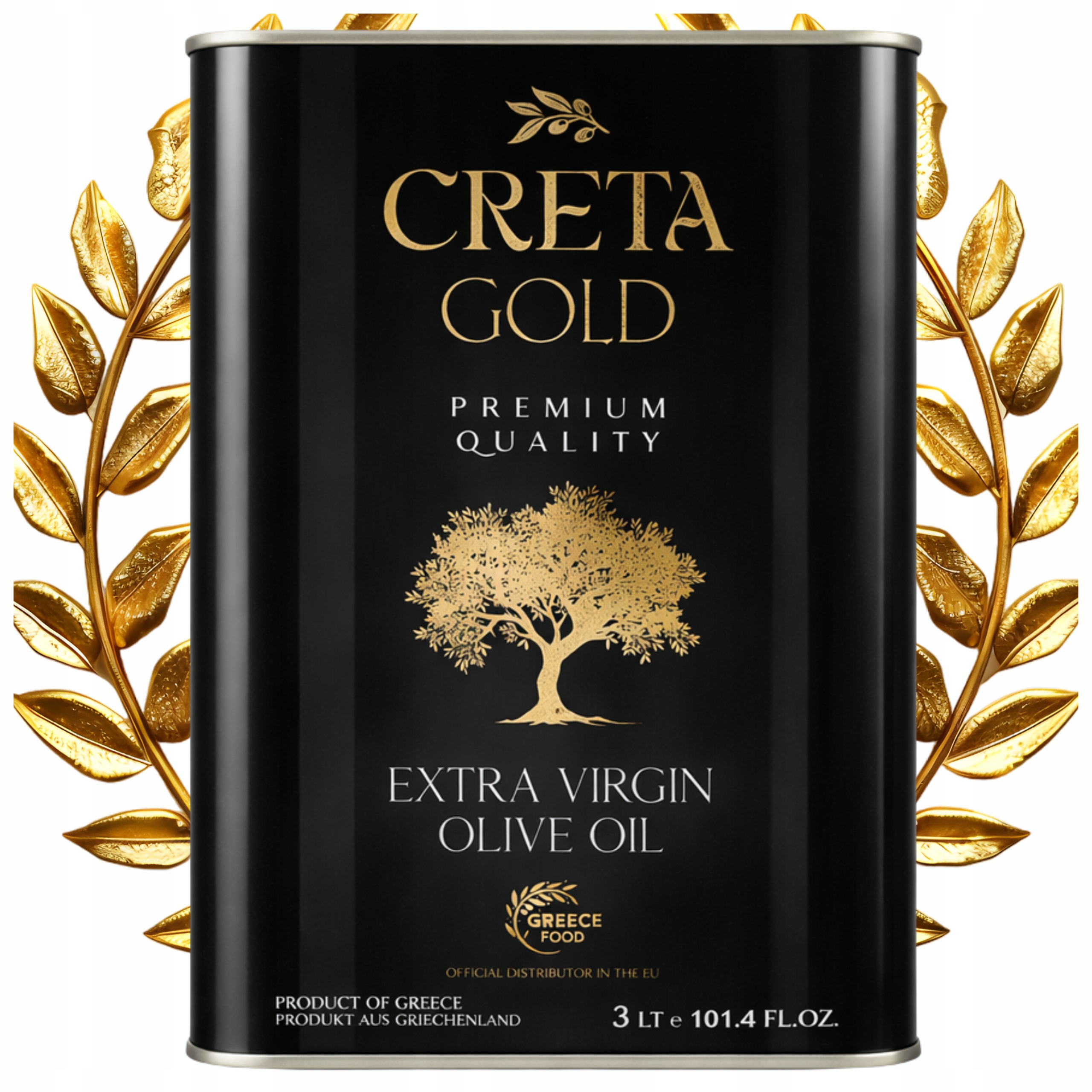 Oliwa Z Oliwek Extra Virgin Grecka 3L Creta Gold Premium Quality Zbiór 2025