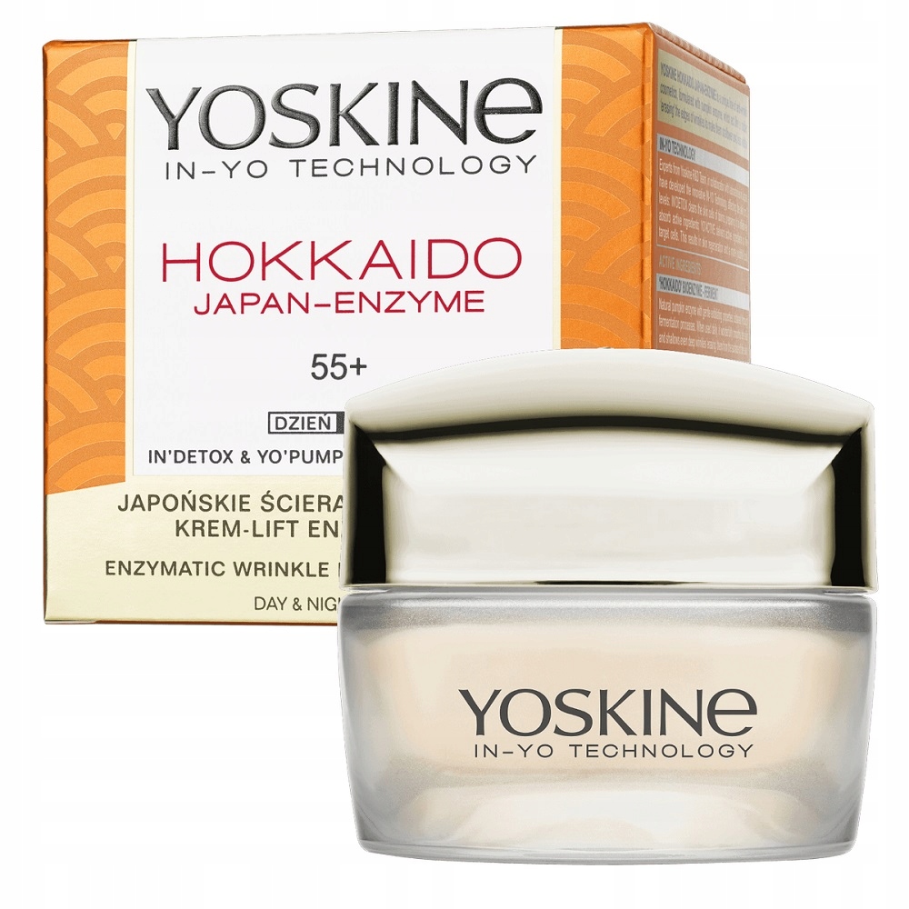 Yoskine Hokkaido Japan-Enzyme protivráskový krém na obličej 55+ 50 ml