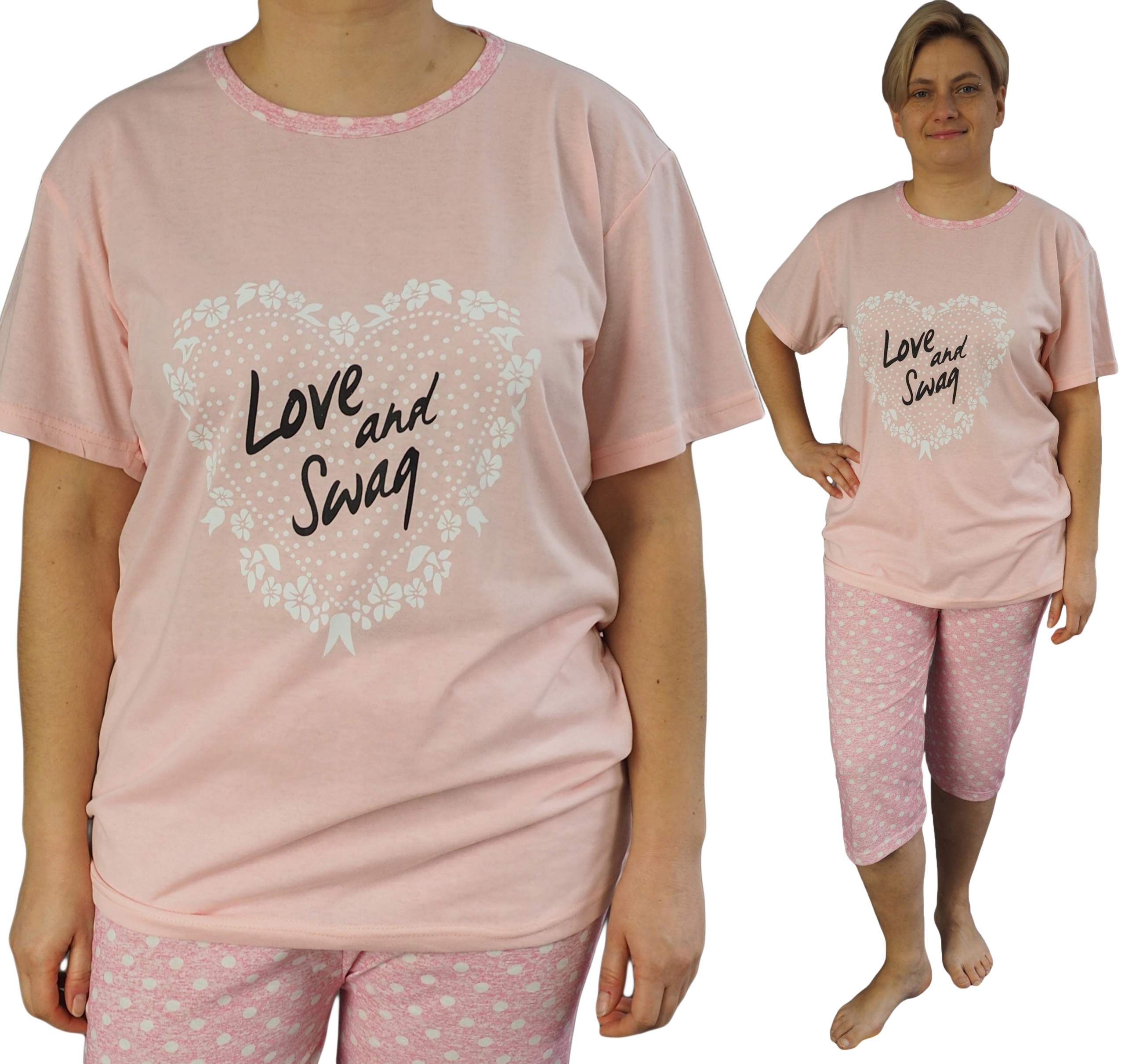 

Piżama damska XXL 44 Rybaczki modna Fajna Nowa 2XL