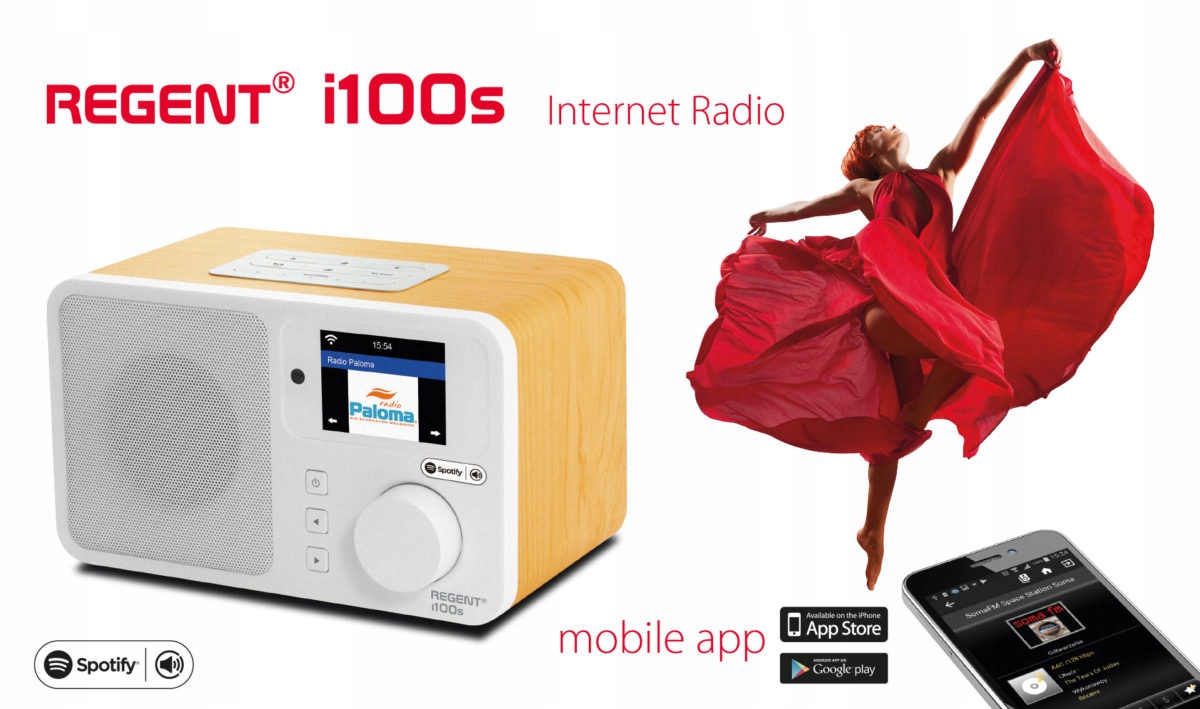 Radio internetowe Ferguson Regent i100s Spotify WiFi bluetooth Model Radio Ferguson i100s WiFi