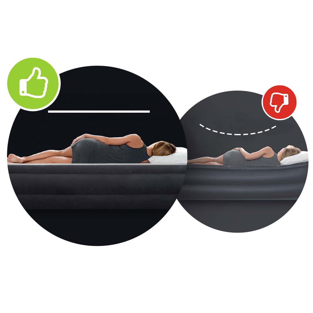 Materac dmuchany dwuosobowy z pompką tłokową INTEX 64759 - 68612 Marka Intex