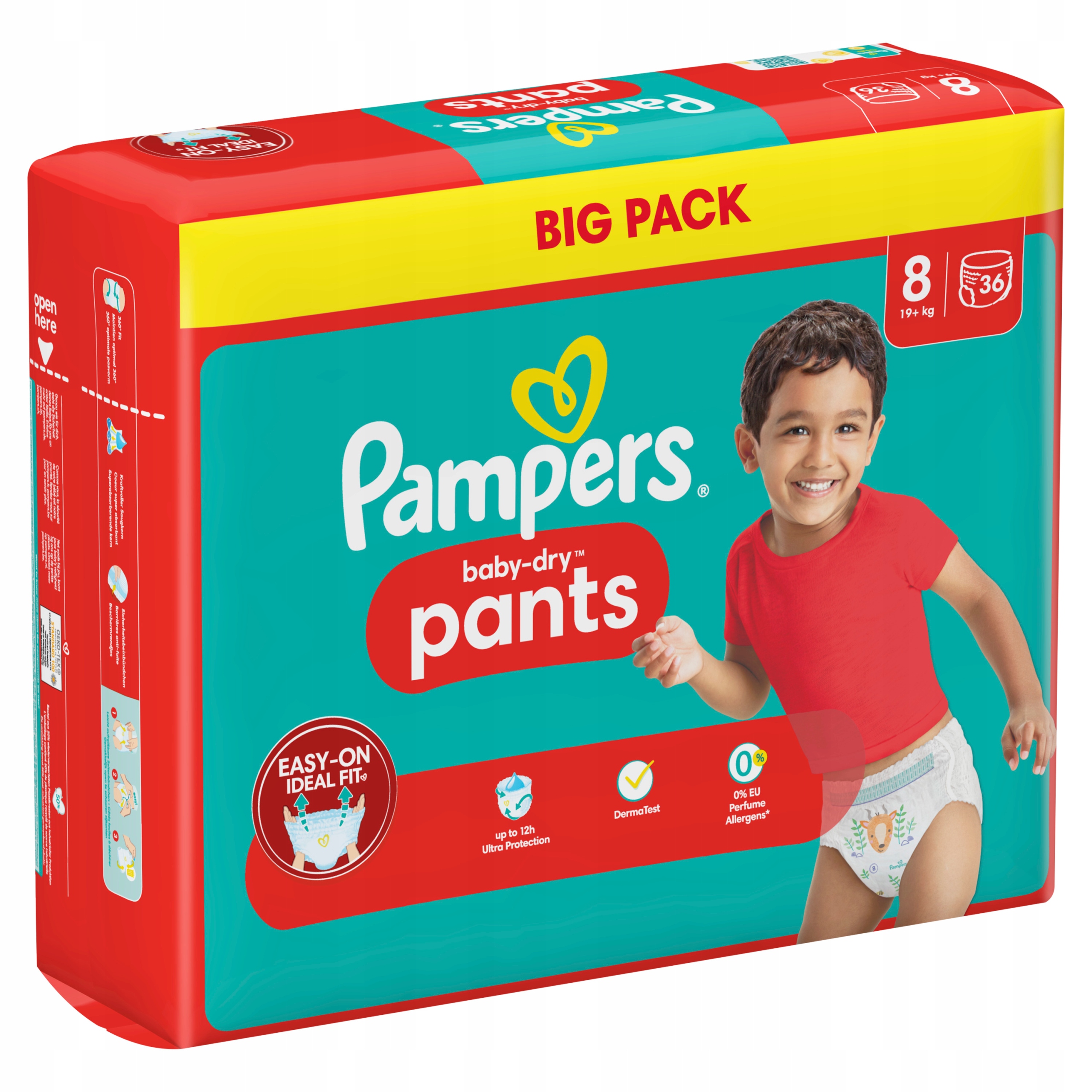 Pampers Pants Pieluchomajtki Rozmiar 8 36 szt EAN (GTIN) 8006540711361