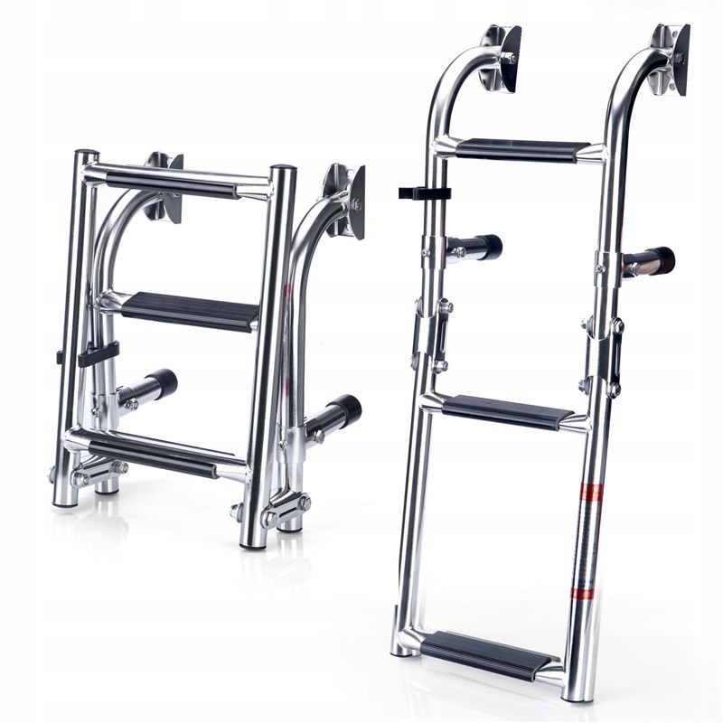 Skládací žebřík pro lodě a jachty, skládací, lomený