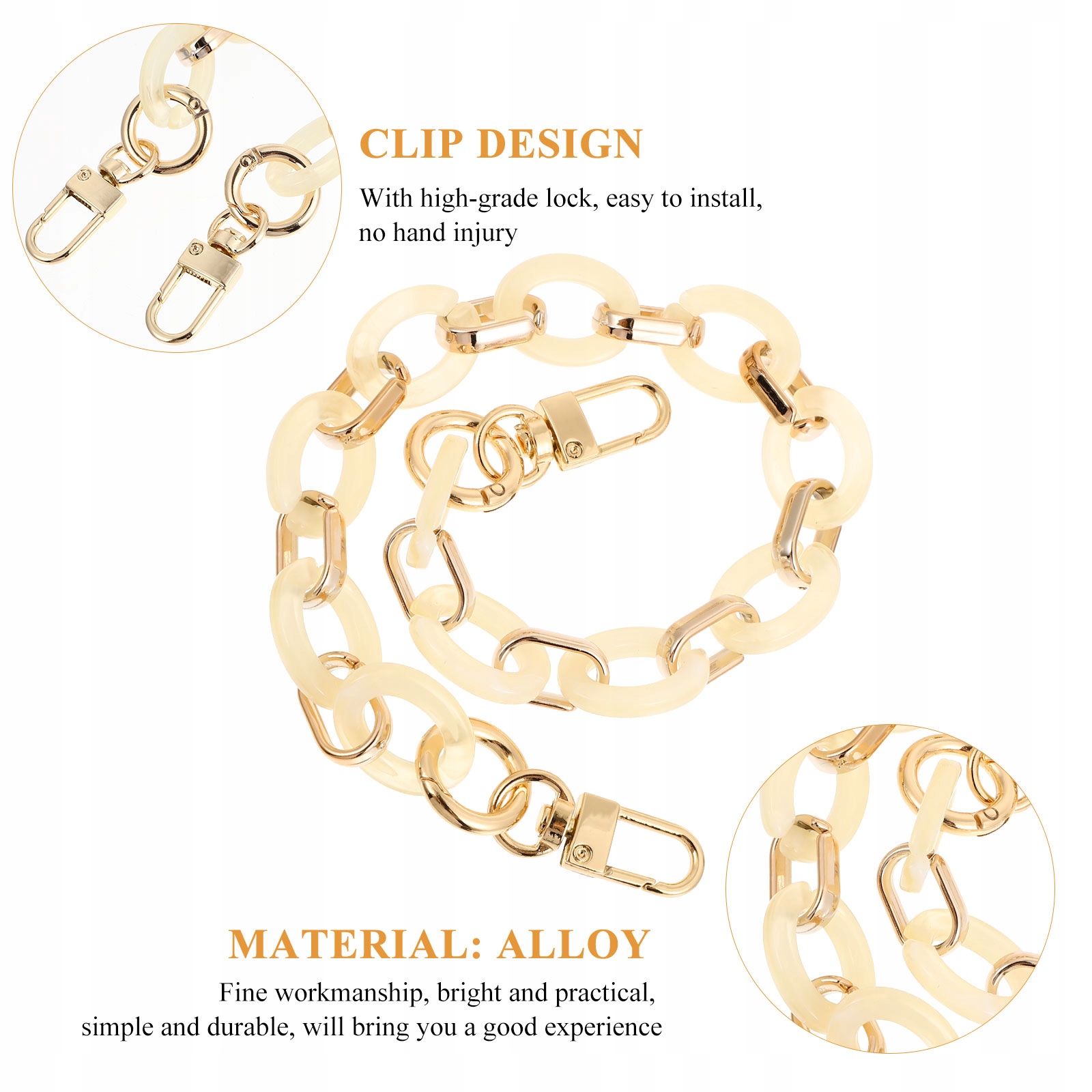 TORBA DAMSKA Z OZDOBNYM ŁAŃCUCHEM NA RAMIĘ LLWL Marka Inna marka