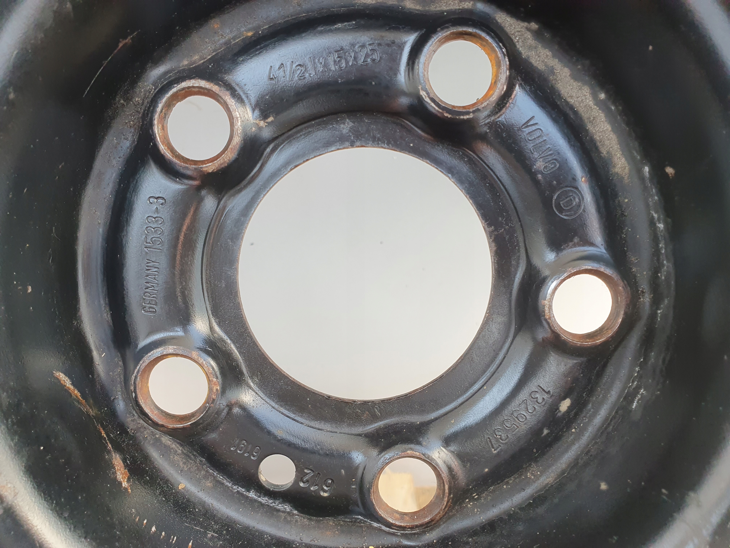 Volvo 940 740 KOŁO ZAPASOWE Zapas 155 R15 1329537 Kod producenta 1329537