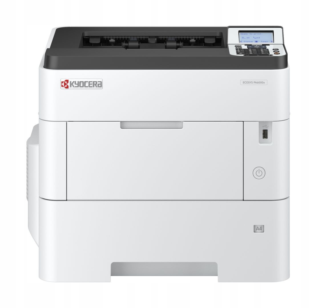 Kyocera Ecosys PA6000x/ A4 čb/ 60ppm/ PCL+PS3/ 512MB Ram/ Duplex/ Usb/ Lan