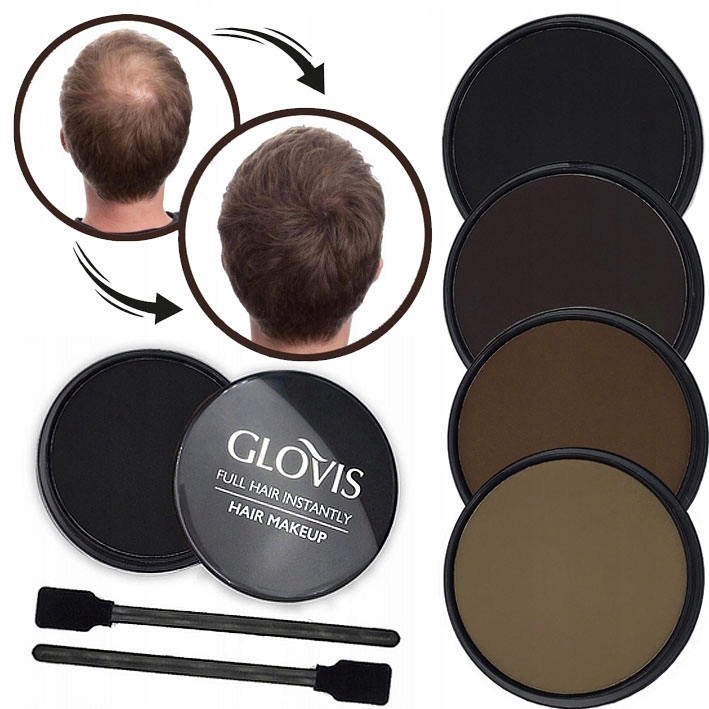 

Glovis Hair MakeUp Włosy Zagęszczanie Siwe Odrosty