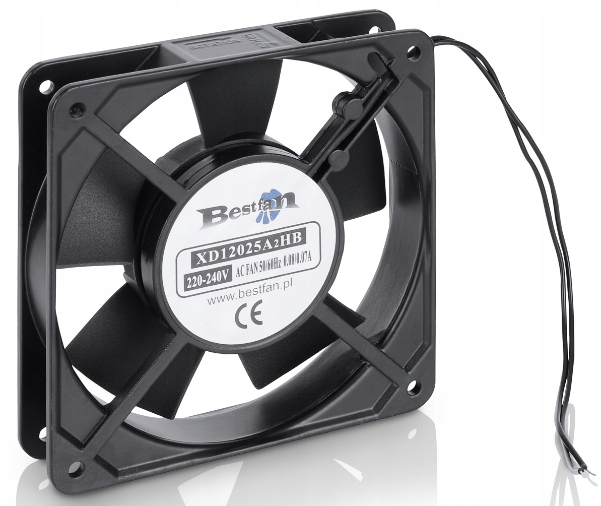 

Wentylator Bestfan 120x120x25 mm 220v 230v Kulkowy