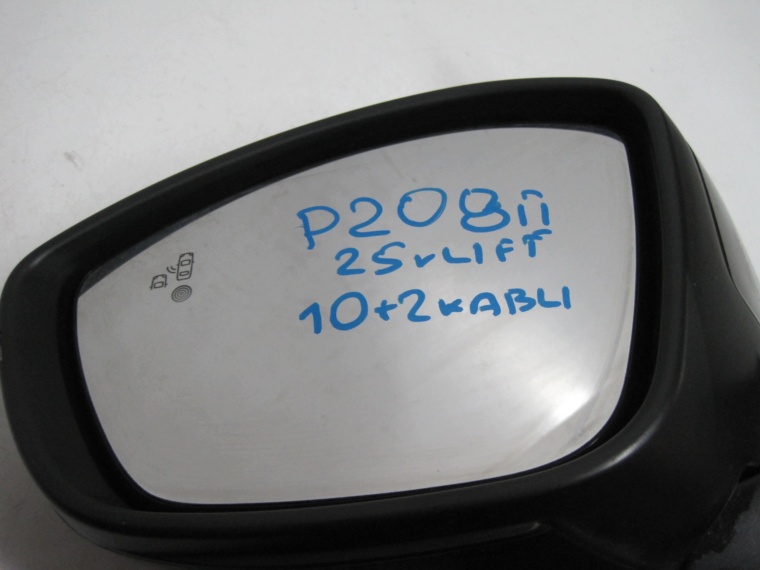mirror left PEUGEOT 208 II LIFT 25R