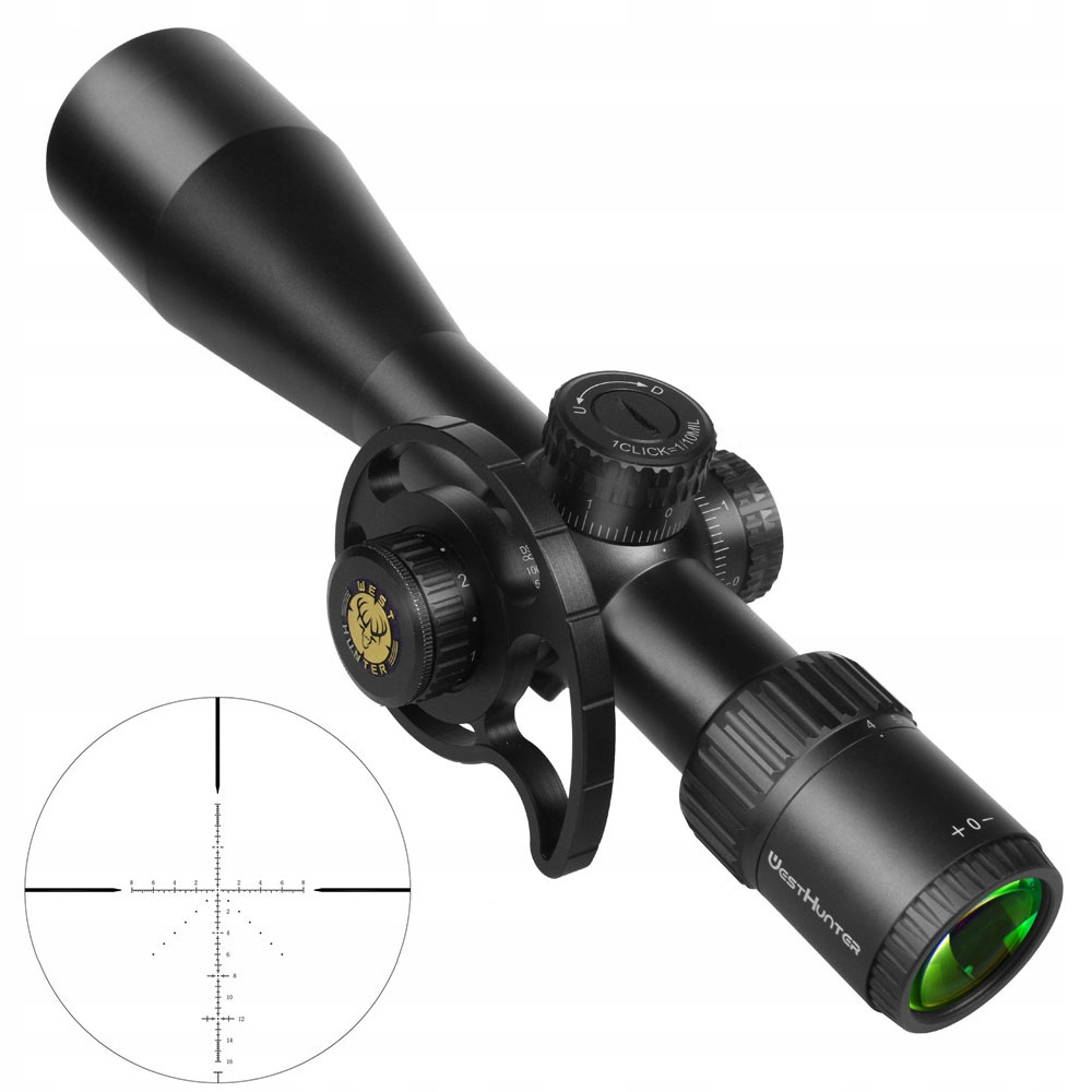 Luneta celownicza myśliwska WestHunter Wht 4-16X44 Sfir Ffp Taktyczna