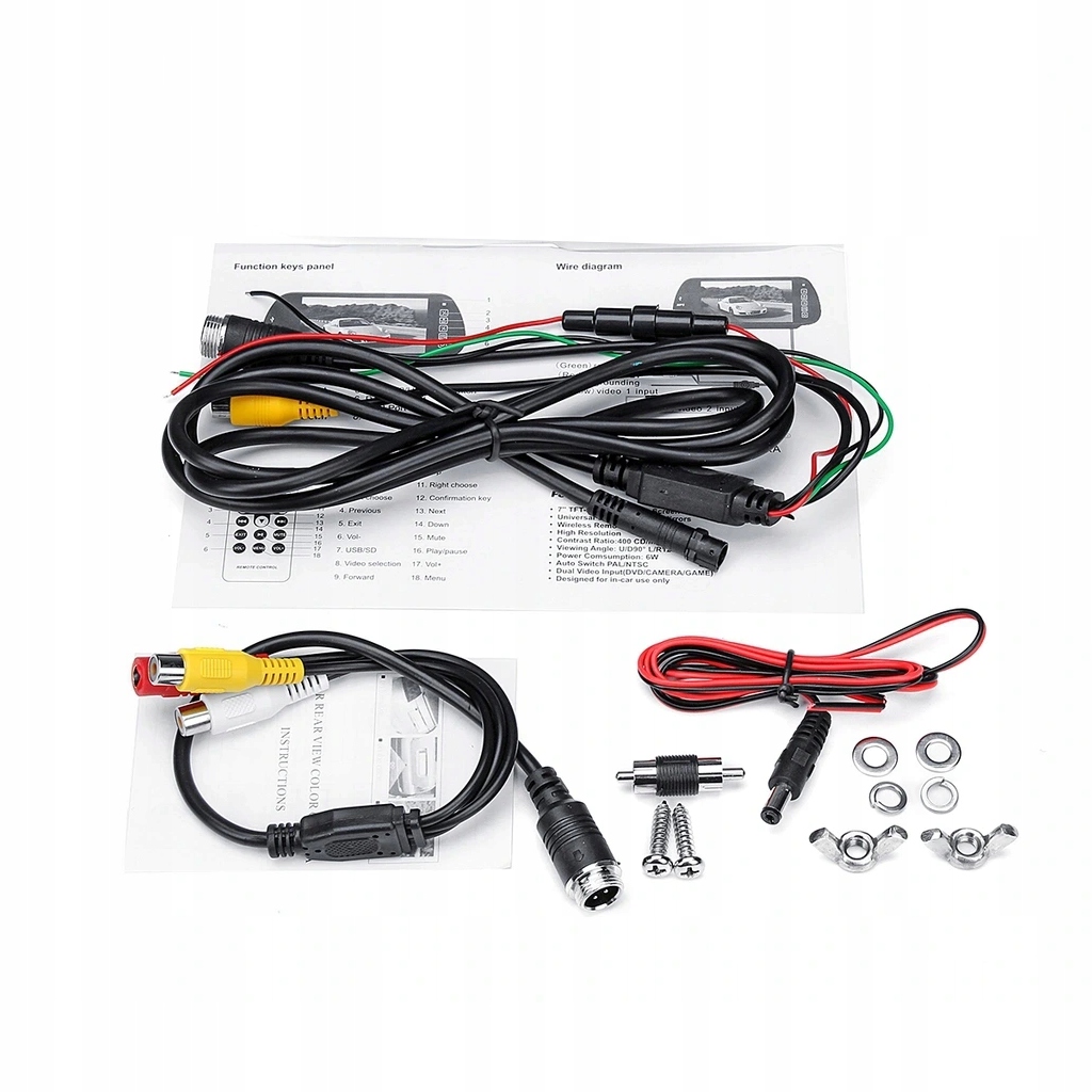 MONITOR 7 KAMERA COFANIA DUCATO JUMPER BOXER Connectivity wired