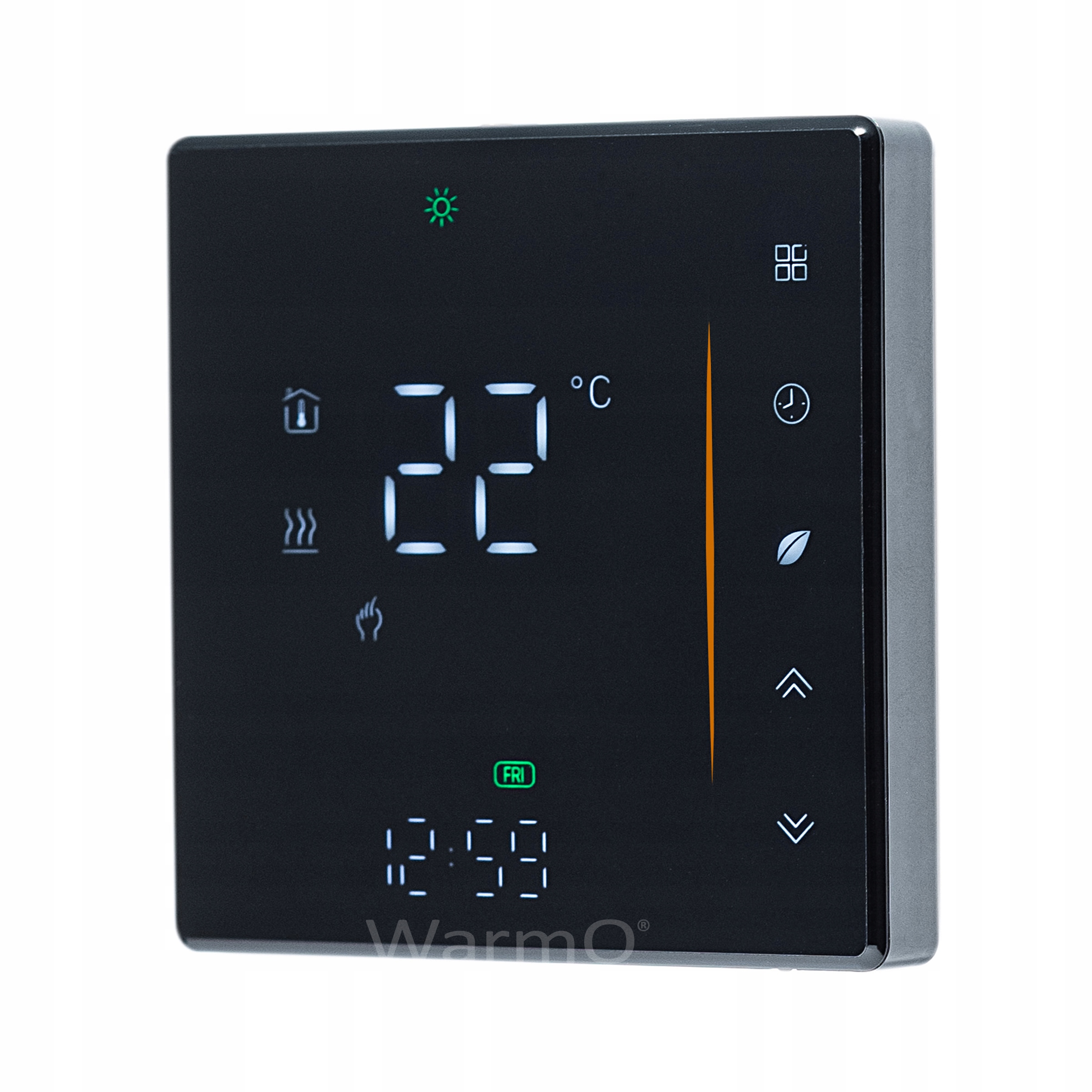 Izbový Regulátor Teploty WarmO B60b Wifi Termostat Čierny