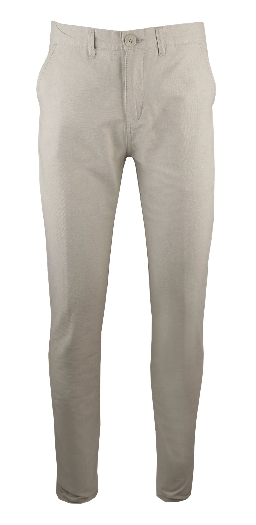 Jarní a letní bavlněné kalhoty (Chinos) Pako Jeans světle béžové 38/32