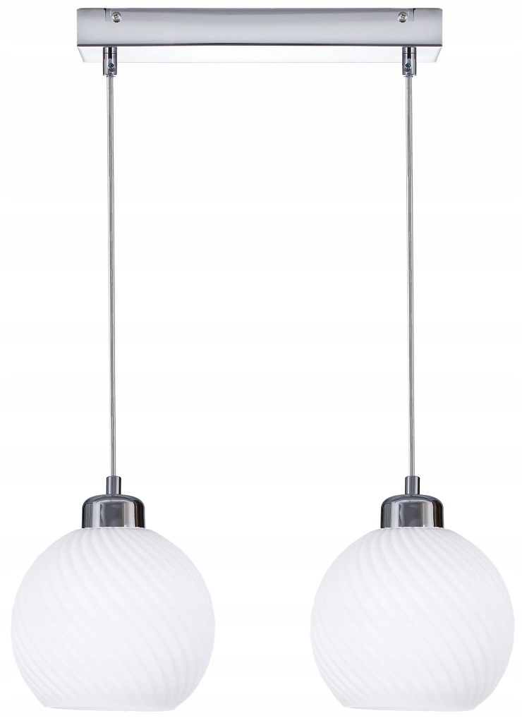 

Szklana Lampa Wisząca Sufitowa Żyrandol Plafon Led