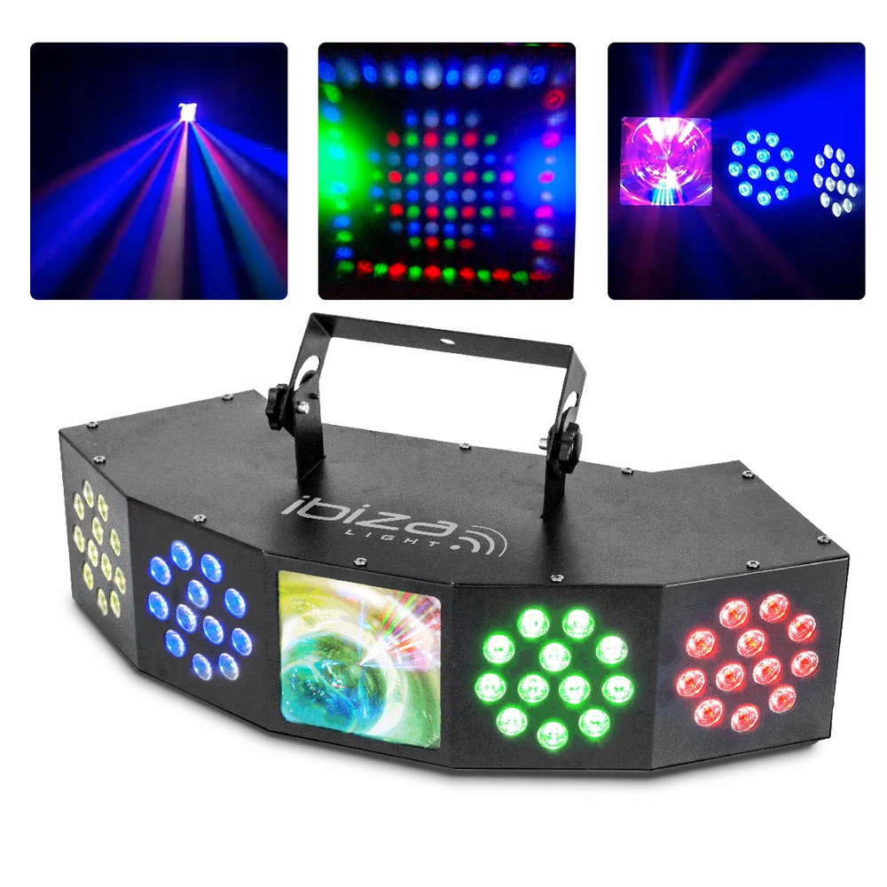 Efekt świetlny dyskotekowy reflektor LED DMX