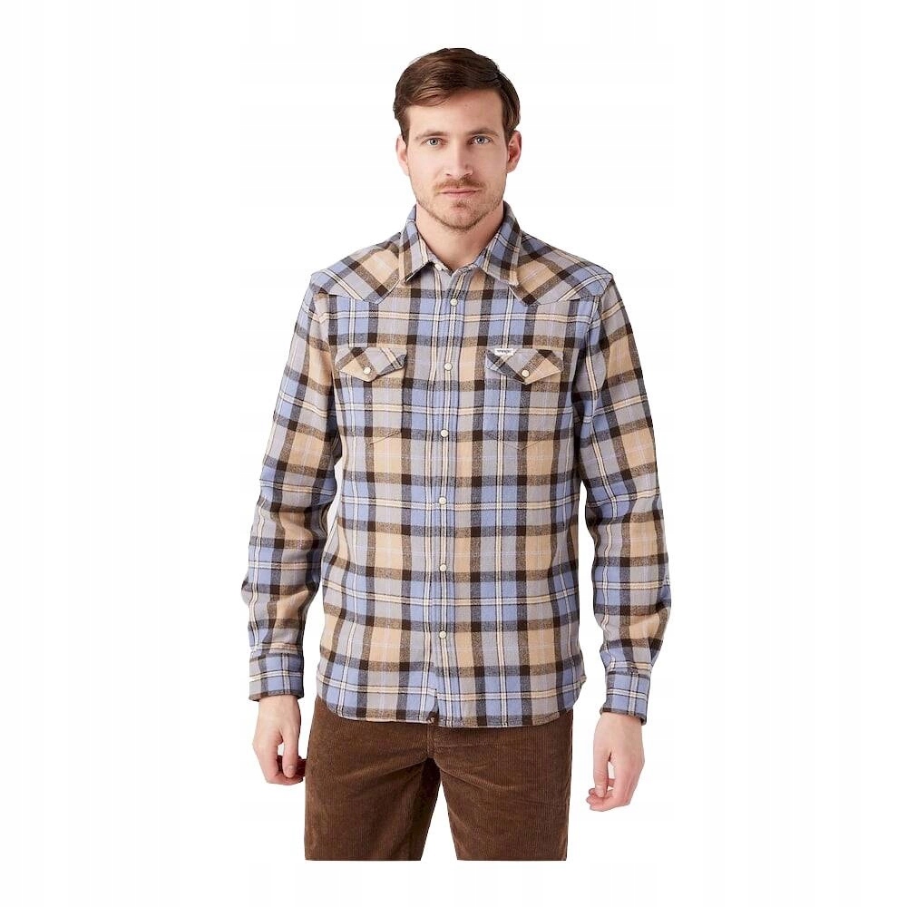 Pánská košile Wrangler Western Shirt Cornstalk W5B4CMX4K S