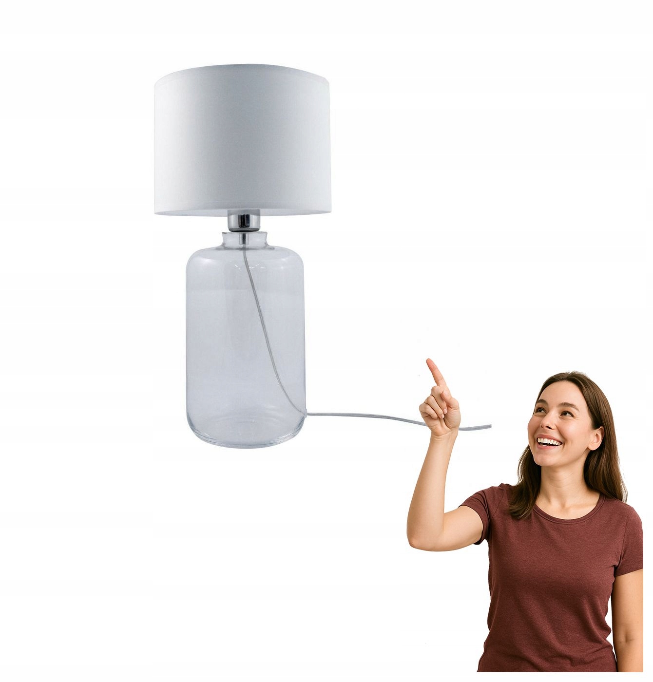Stolová lampa Samasun Transparent 5500WH Zuma Line