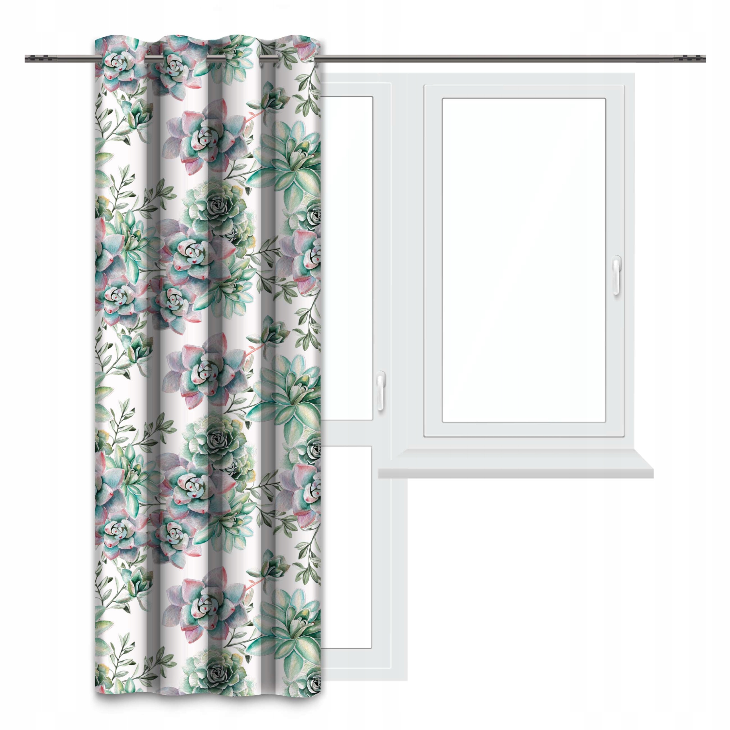 

Gotowa Zasłona na Przelotkach 140x230 D404-278