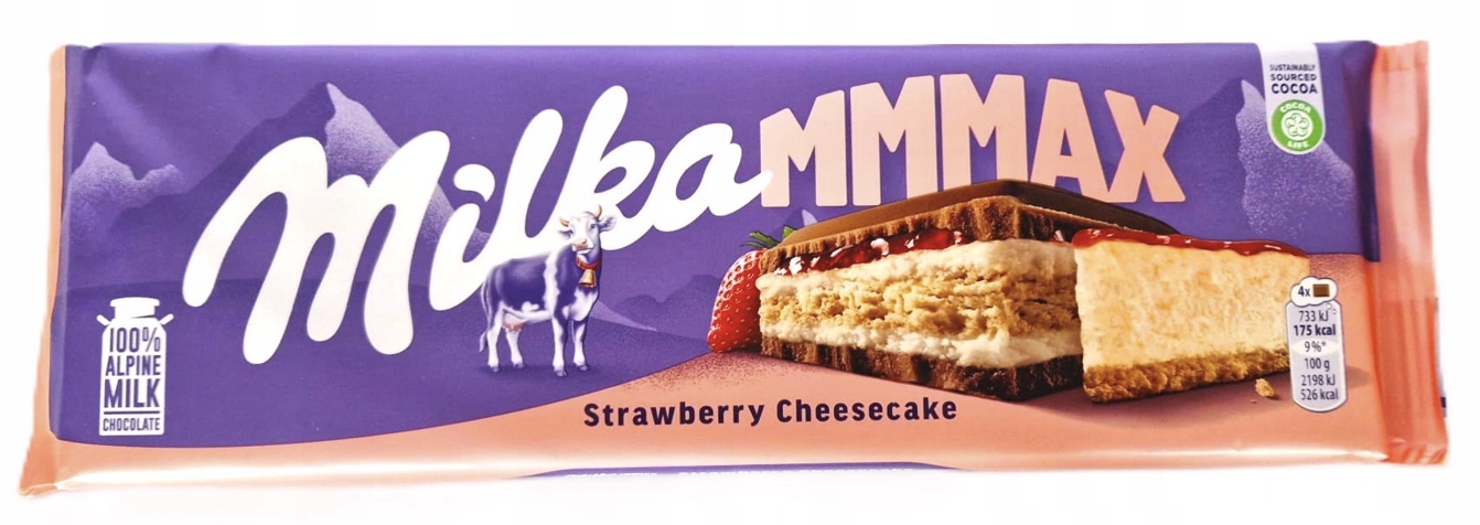 5 Sztuk Milka Czekolada 300G Strawberry Cheesecake