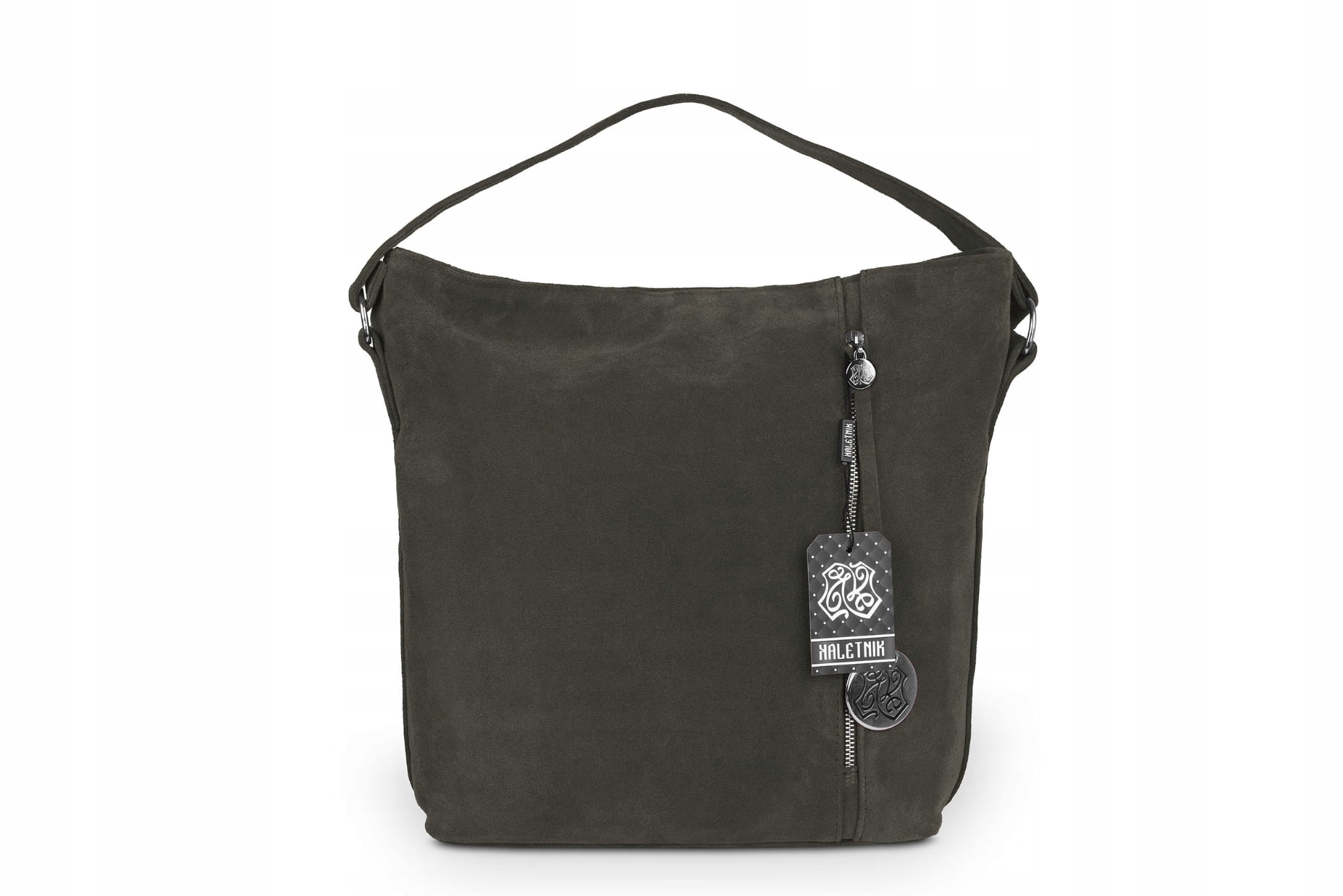 

Torba Skórzana Zamszowa Kaletnik Tafta Khaki