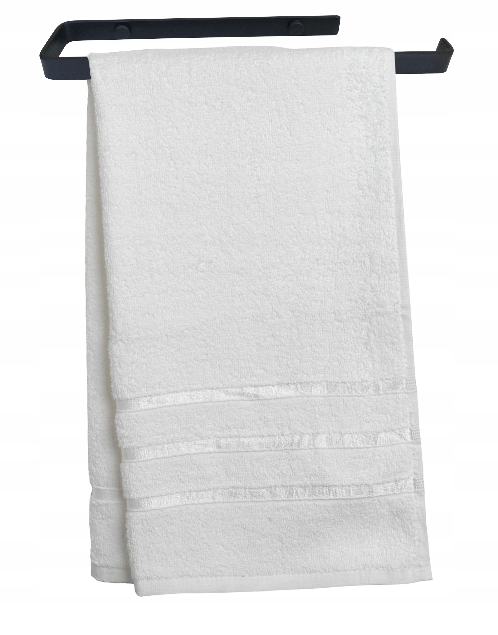 UCHWYT ŚCIENNY WIESZAK NA RĘCZNIK KUCHENNY ŚCIERKI CZARNY METALOWY HAK LOFT Kolor czarny