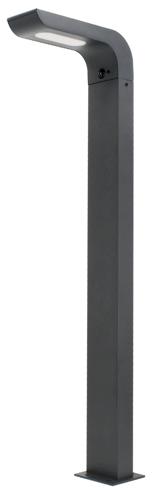 Hybridní Led osvětlovací sloupek 600LM tmavě šedý 89,5 cm