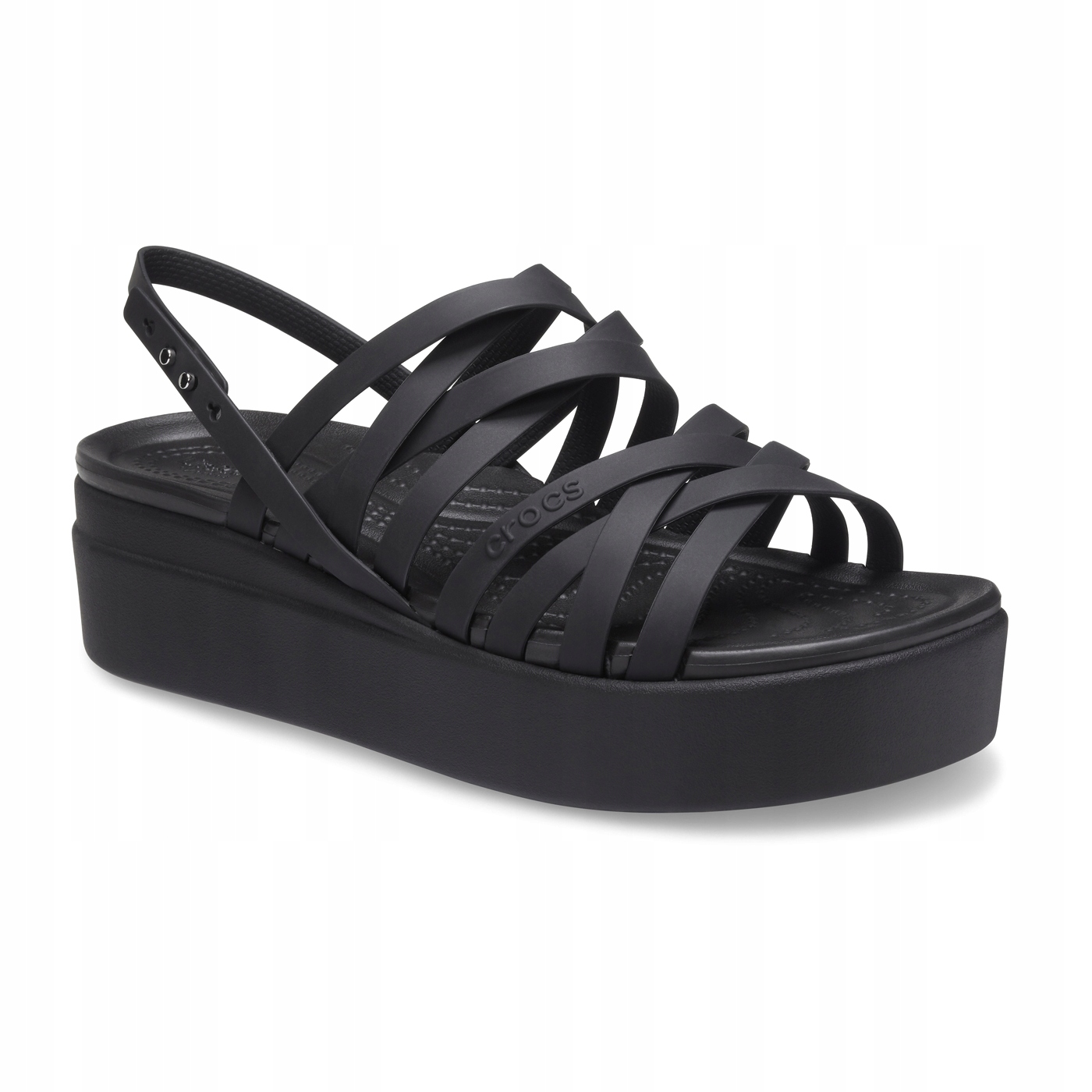 Dámské sandály Crocs Brooklyn Strappy Low Wedge 36,5 W6 Black