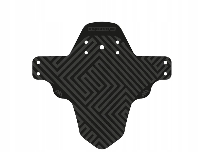 Przedni Błotnik Rowerowy 26 27.5 29 AMS - Szary Labirynt