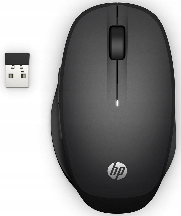 Bezdrátová myš Hp 300 Dual Mode Černý Bluetooth přijímač Usb 6CR71AA