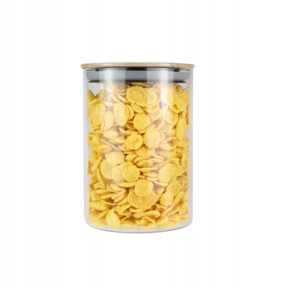 

Szklany Słoik Z Metalową Pokrywą 550ML Na Żywność