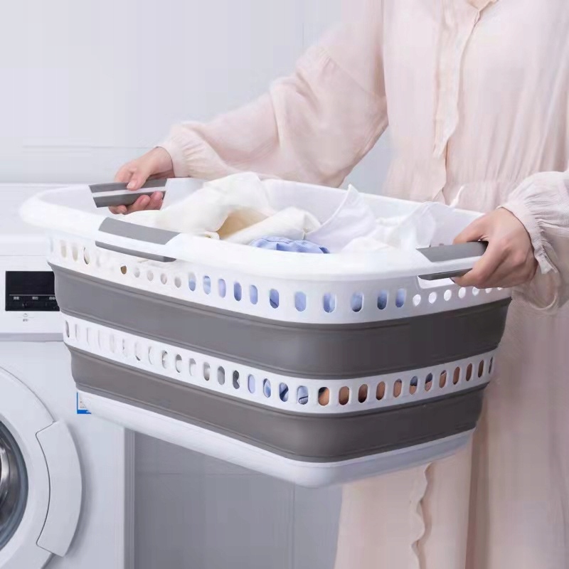 MISKA SKŁADANA SILIKONOWA DUŻA 36L KOSZ NA PRANIE SKŁADANY Cechy dodatkowe elementy antypoślizgowe