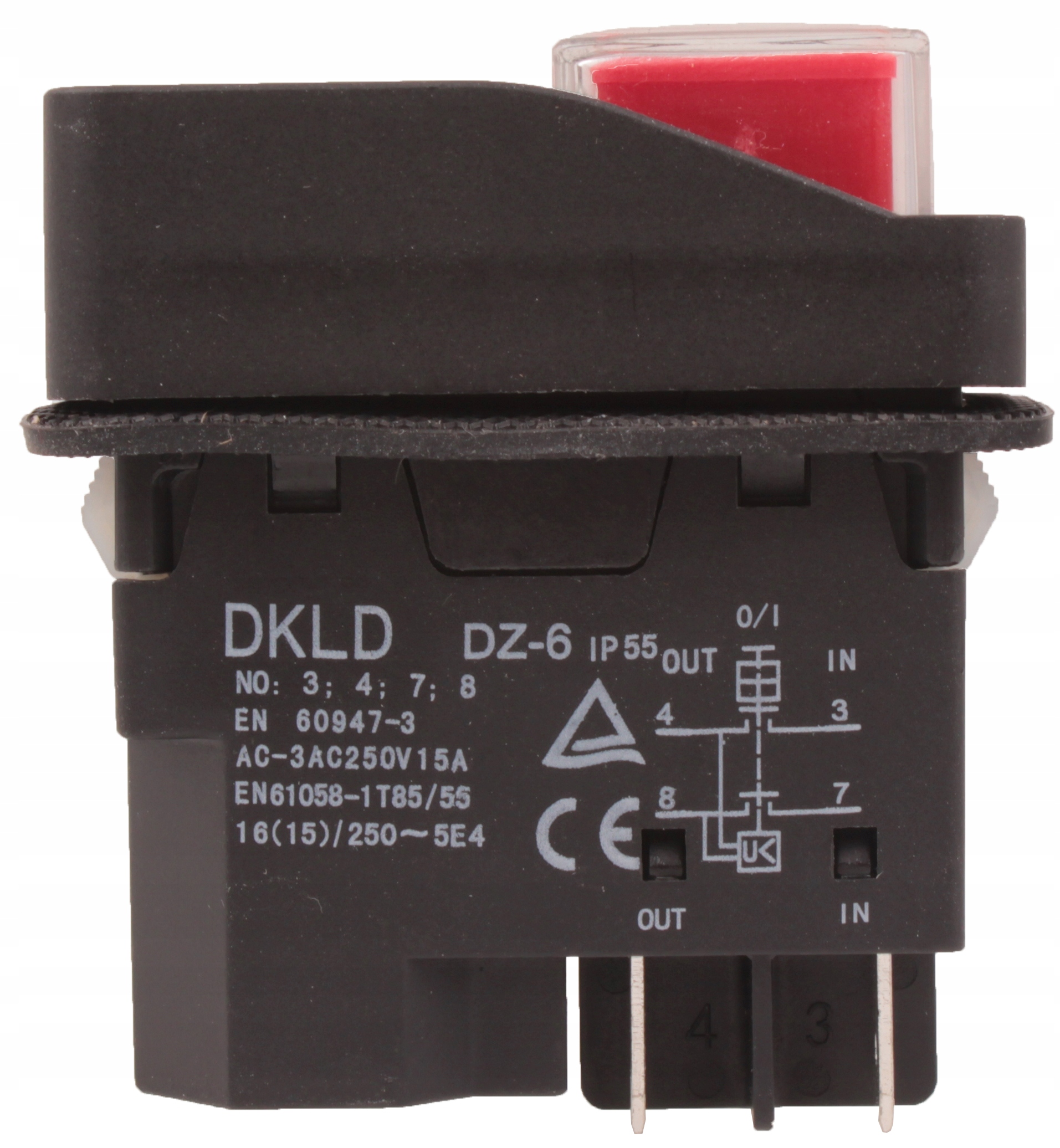 Wyłącznik do wiertarki stołowej 4 Piny DKLD DZ-6 Marka LSP