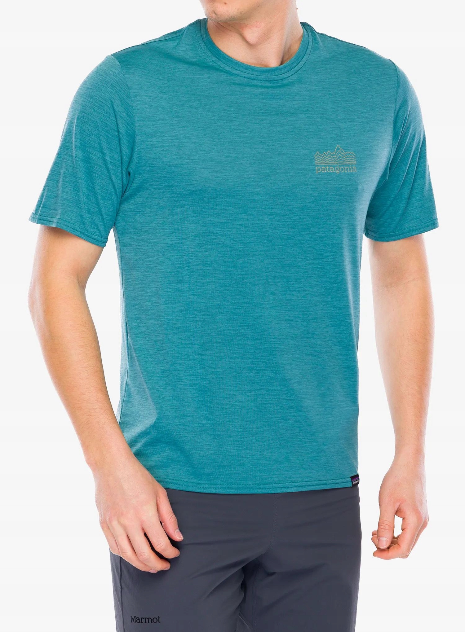 Rychleschnoucí tričko Patagonia Cap Cool Daily Graphic blue x-dye S