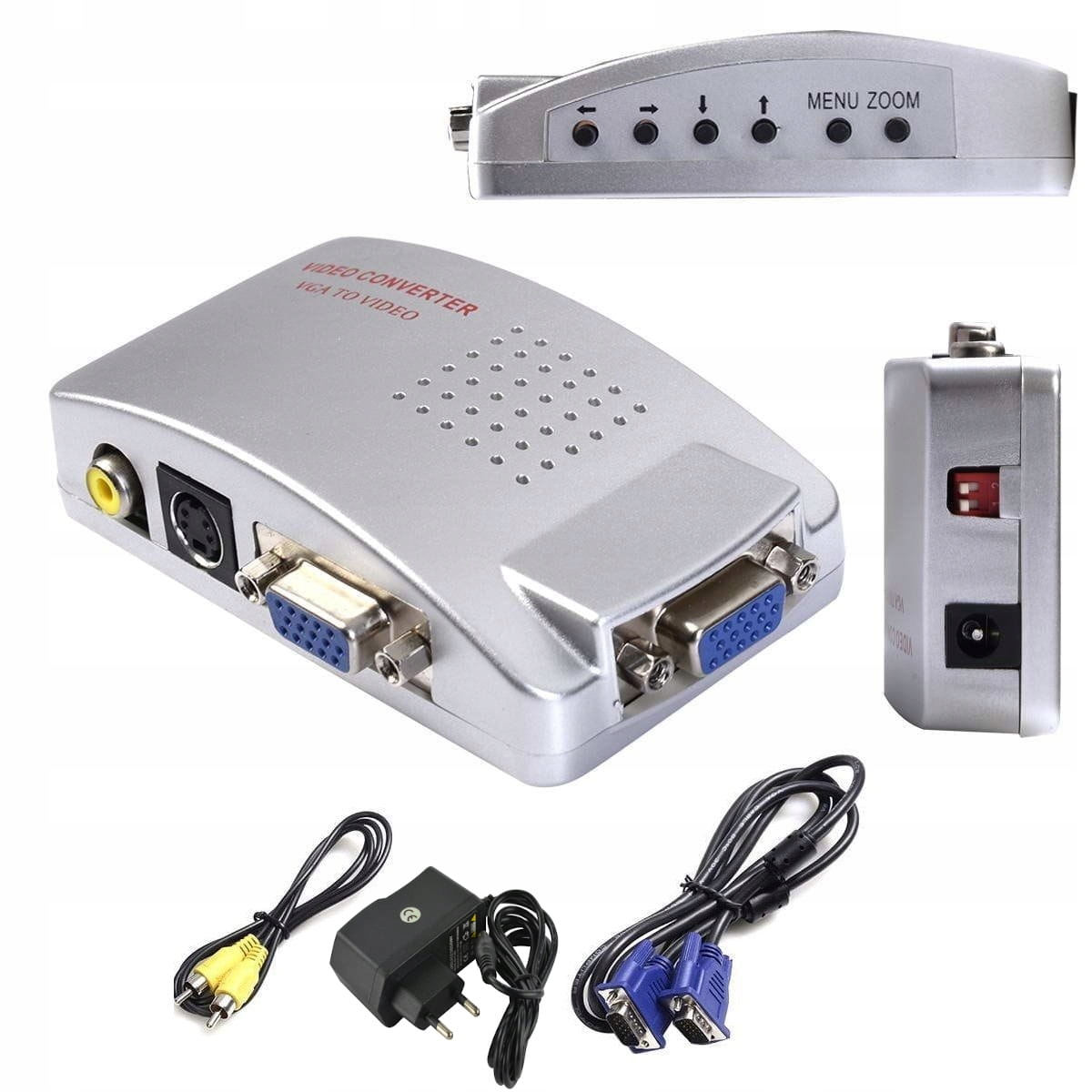 

Vga na S-video Av Vga Adapter Konwerter Obrazu