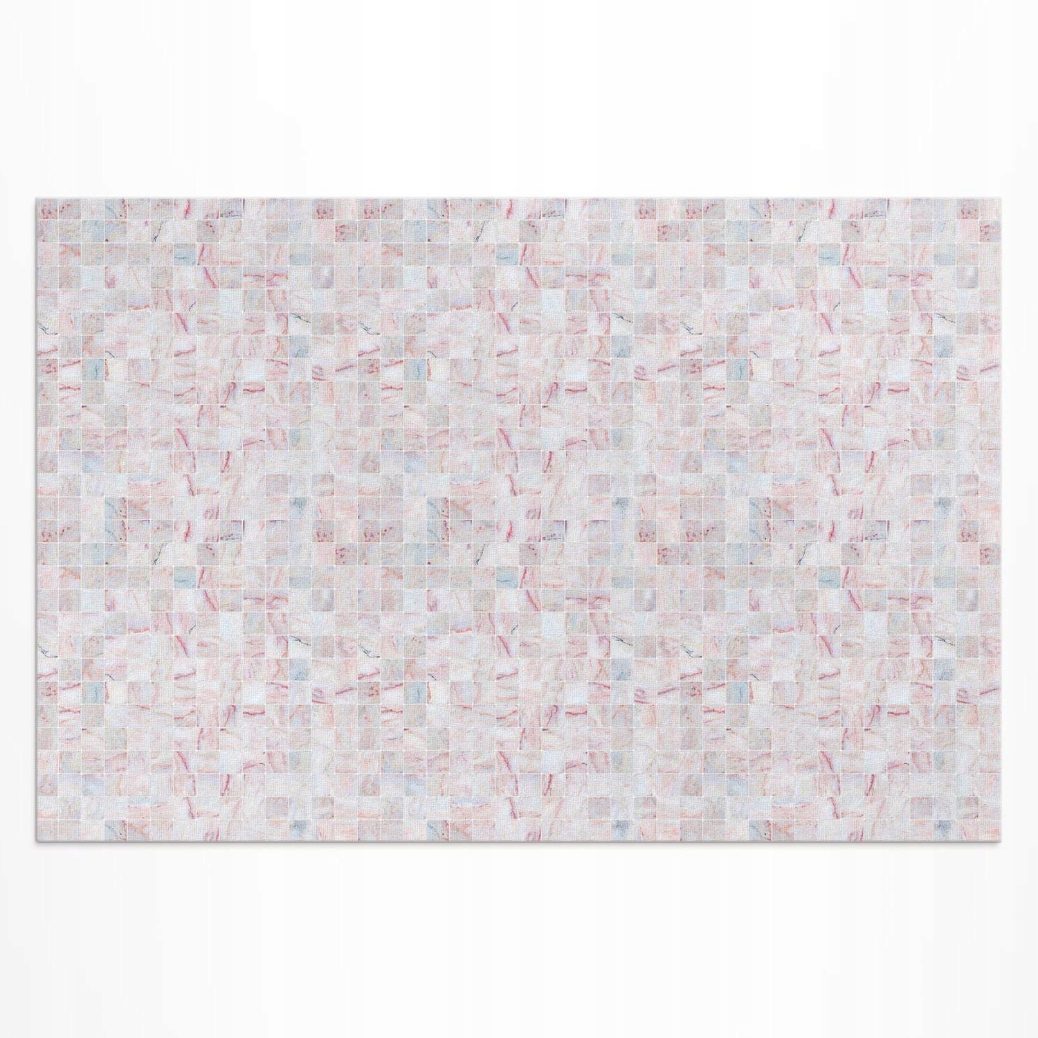 Ozdobný balkónový vinylový koberec Jemná kamenná mozaika s dlaždicami 140 x 210 cm