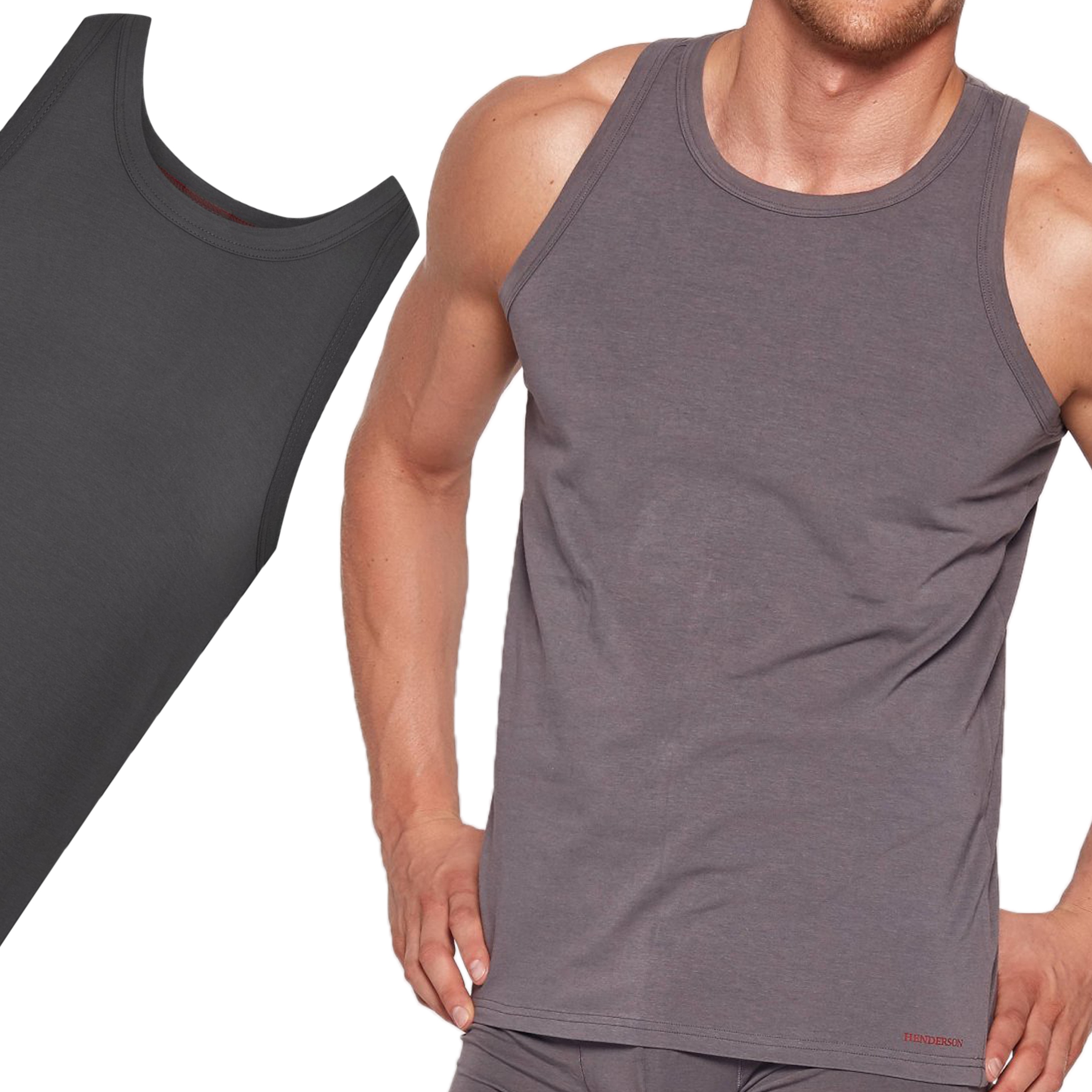 HENDERSON Podkoszulek Męski K4 Red Line Grafitowy XXL