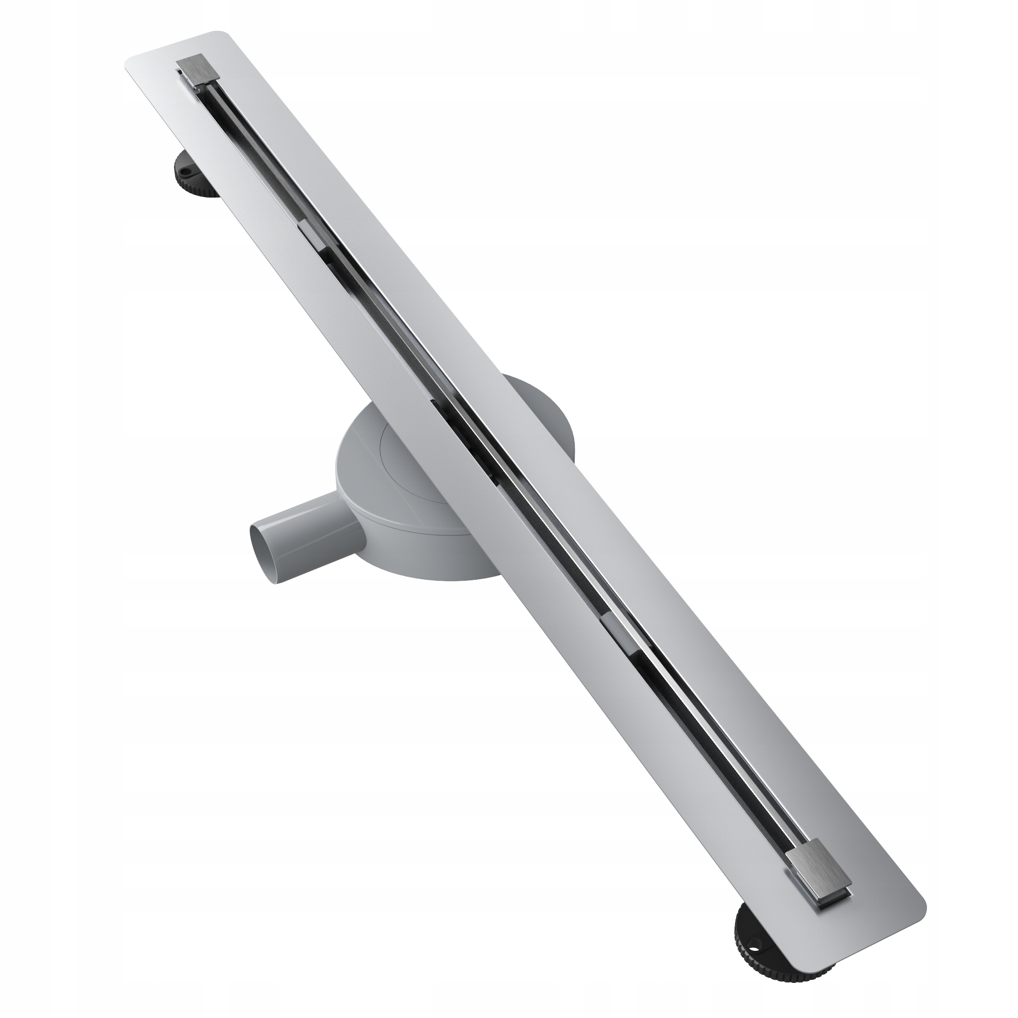 Lineárny Odtok Luno Inox Pod Dlažbu 80 cm Oceľ Sifón Sprcha Sprchová Vanička