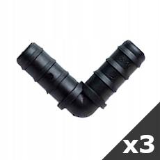 

Kolano wciskane Pe 16x16 do nawodnień 3 szt.