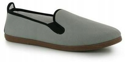 Giorgio - Męskie buty płócienne Kung Fu - Szaro-czarne - Rozmiar 44