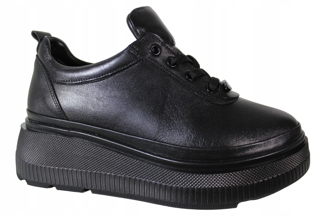 Polobotky Ravini 575.6050 VEL.37 Černá Kůže Lico