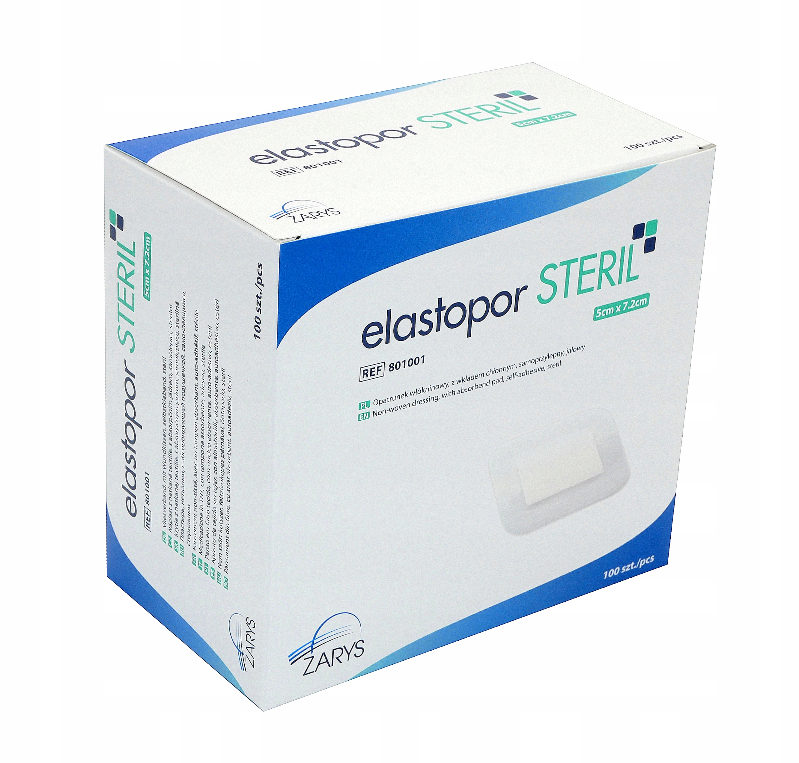 

Opatrunek jałowy Elastopor Steril 5cmx7,2cm 100szt