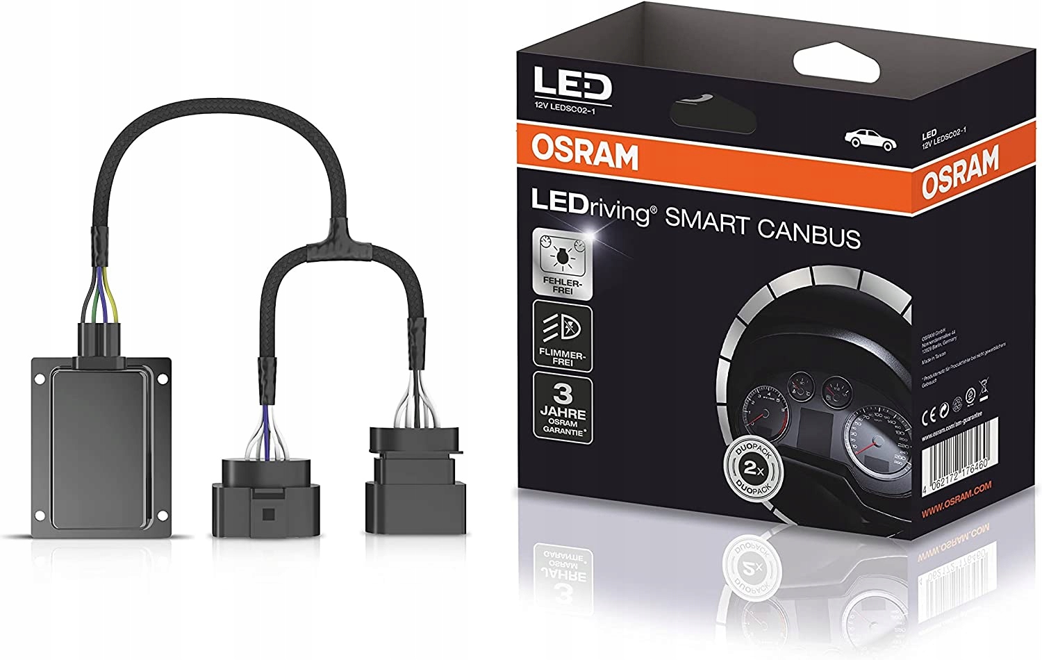 LEDSC02 - Osram авто тримач лампи Canbus Lastwiderstand